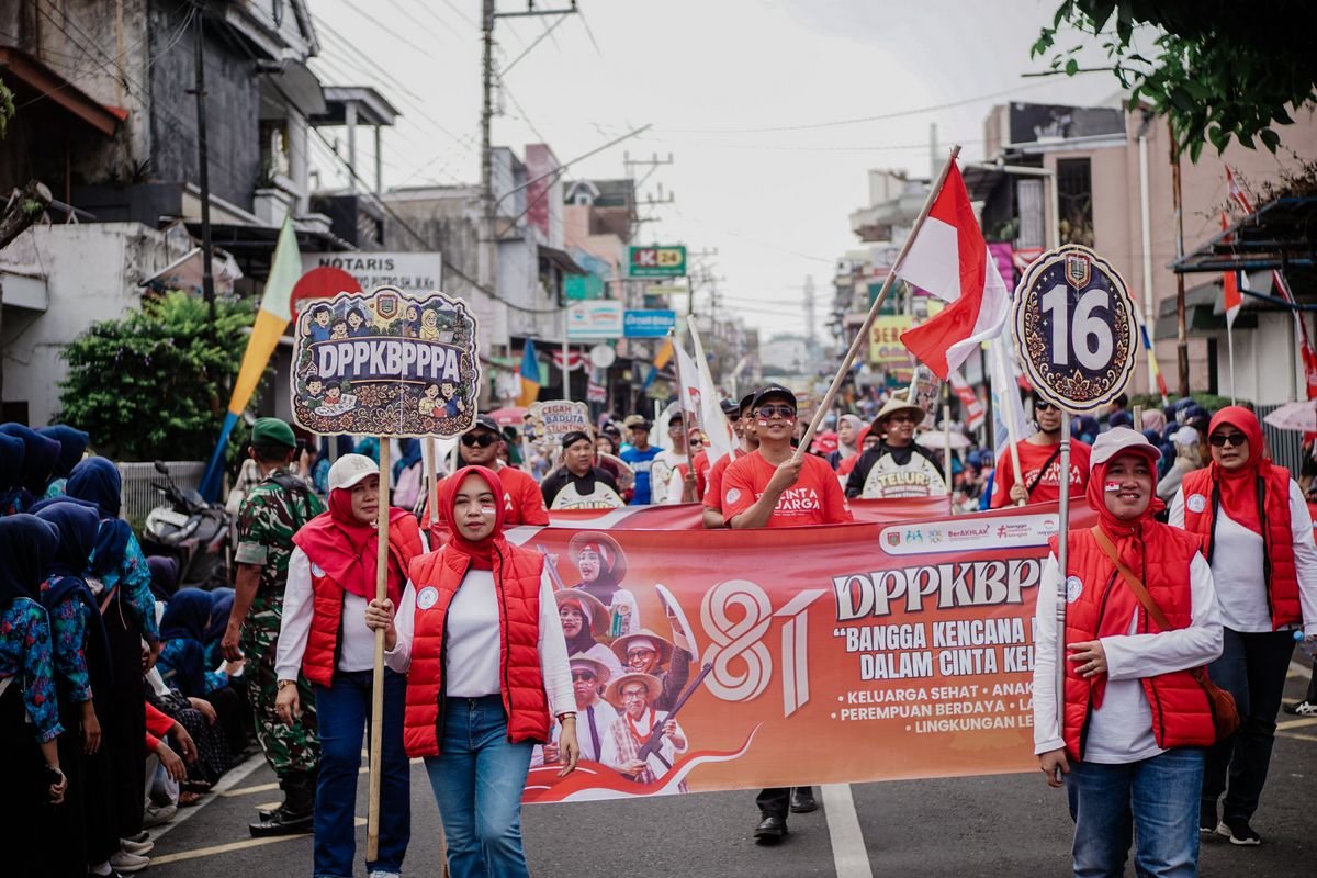 Karnaval Kemerdekaan Wonosobo 2026: Dinas PPKBPPPA Usung Semangat “Bangga Kencana Mengabdi dalam Cinta Keluarga”